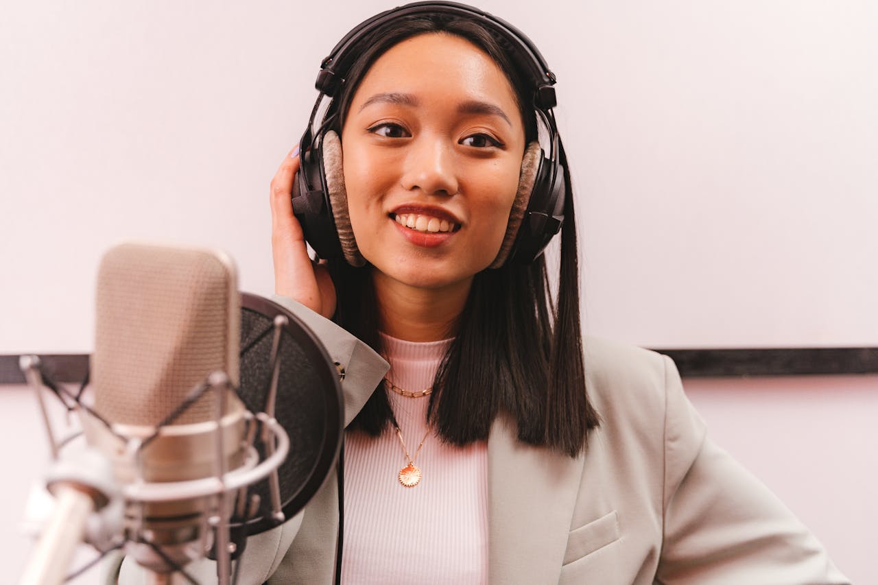 Young Female Radio Presenter (Source: Unsplash)