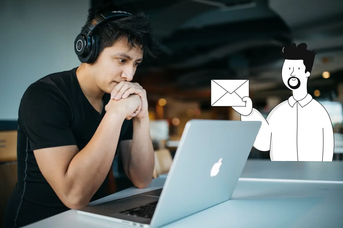 Email management dashboard showing forwarded listener emails organized in a unified interface