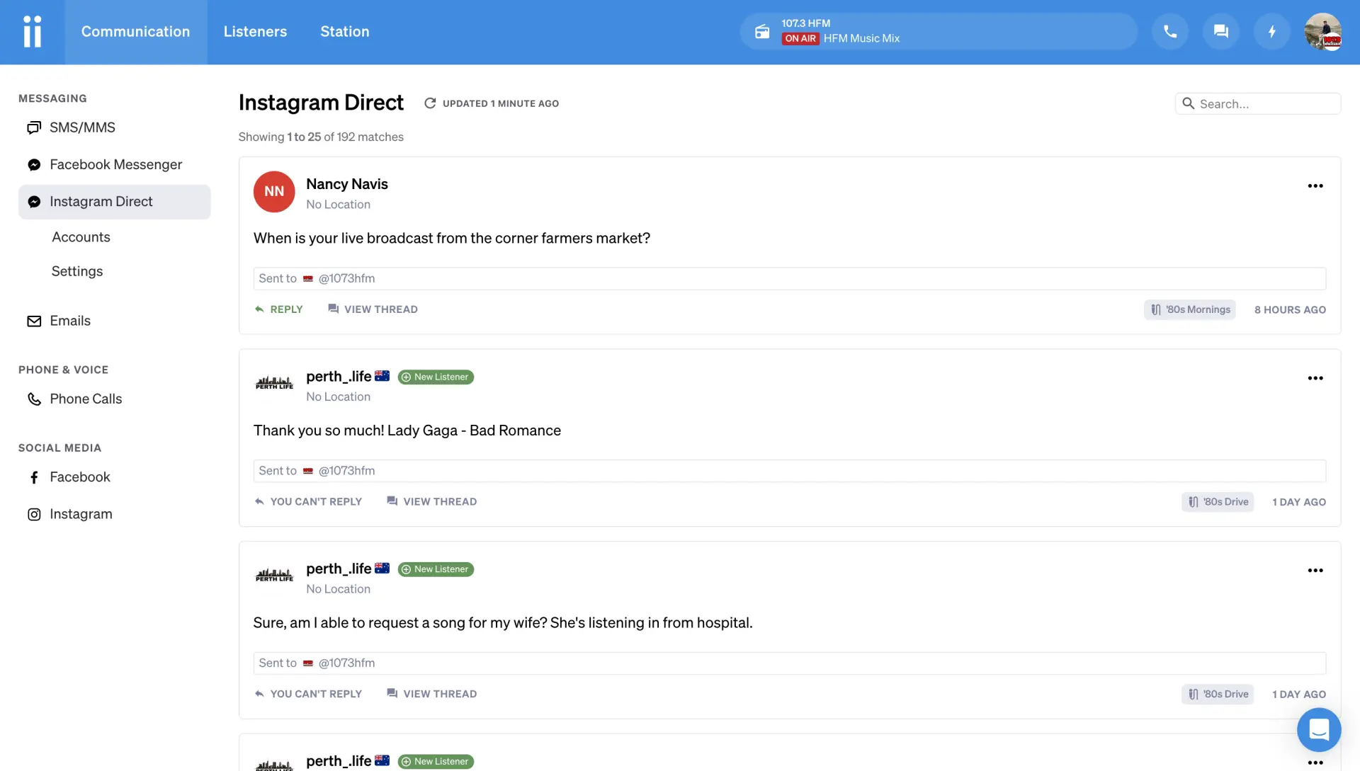 Manage your feeds